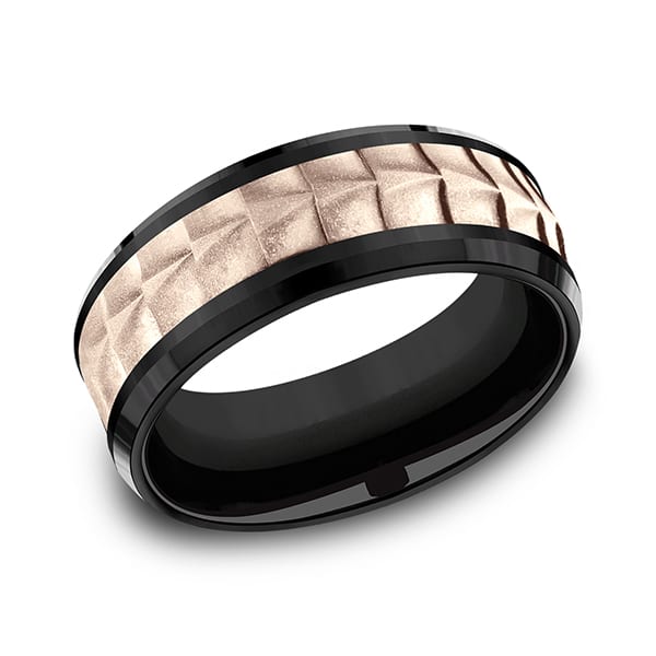 Ammara Stone Comfort-fit Design Wedding Ring