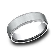 Ammara Stone Comfort-fit Design Wedding Band