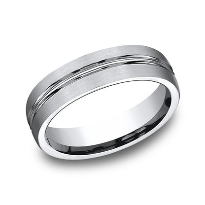 Cobalt Comfort-Fit Design Wedding Band