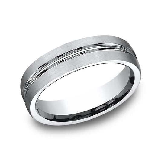 Cobalt Comfort-Fit Design Wedding Band