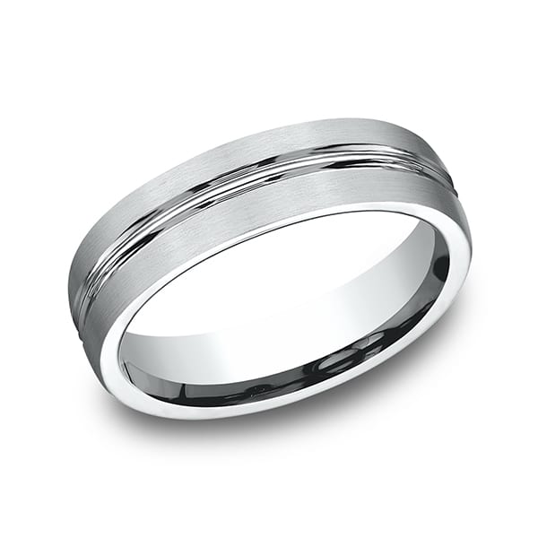 Comfort-Fit Design Wedding Band