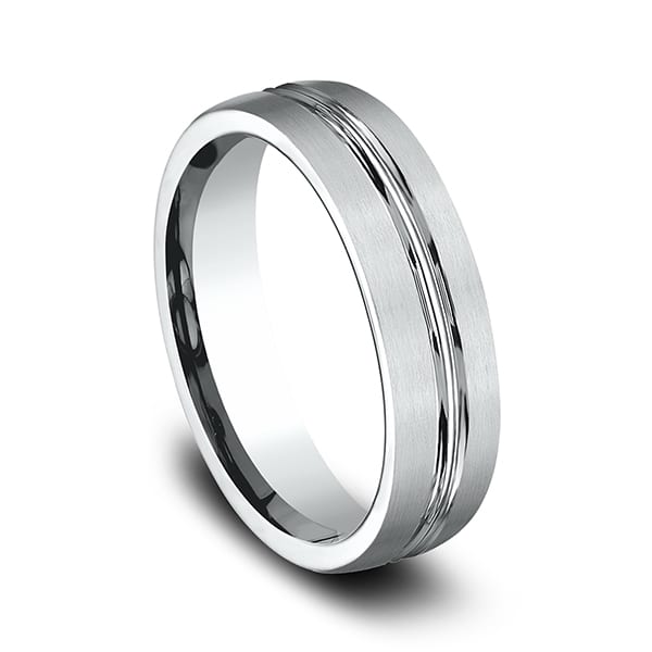 Comfort-Fit Design Wedding Band