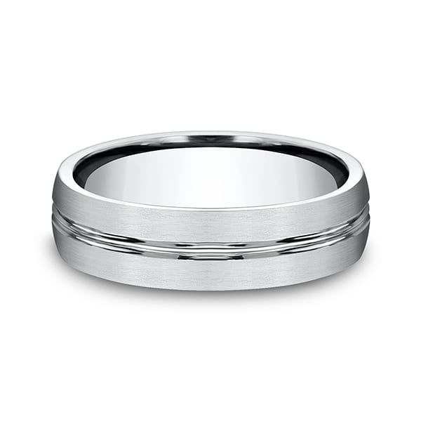 Comfort-Fit Design Wedding Band