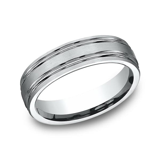 Comfort-Fit Design Wedding Band