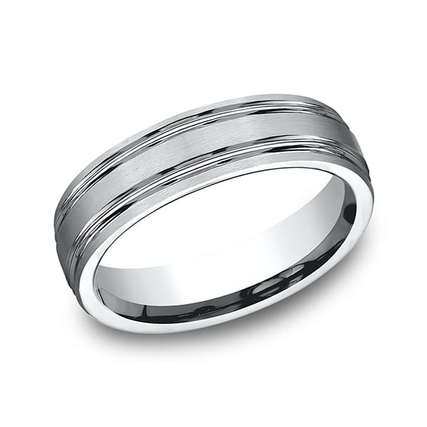 Comfort-Fit Design Wedding Band