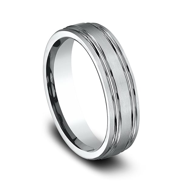 Comfort-Fit Design Wedding Band
