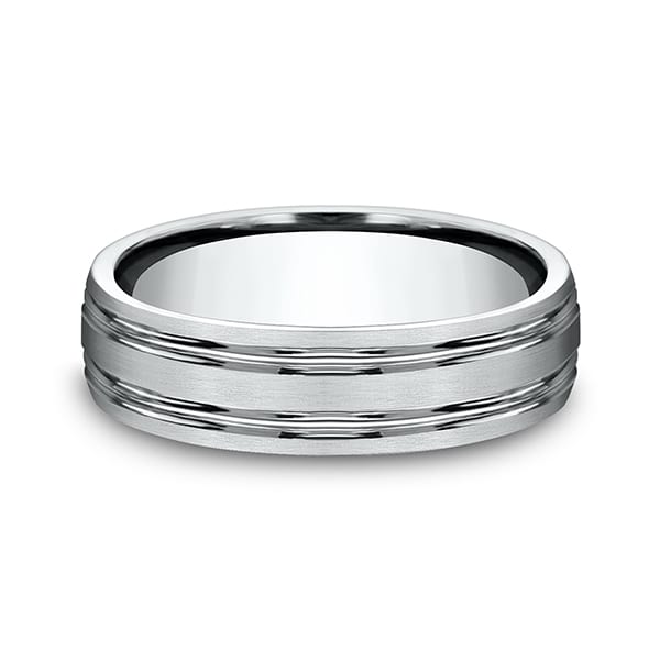 Comfort-Fit Design Wedding Band