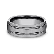Tungsten Comfort-Fit Design Wedding Band