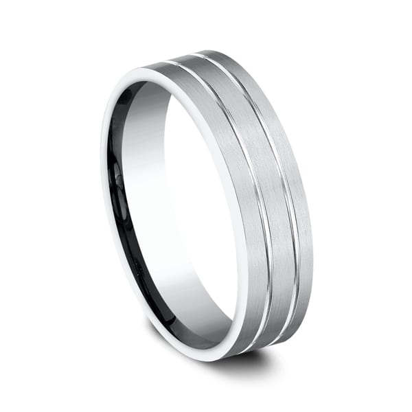 Comfort-Fit Design Wedding Ring
