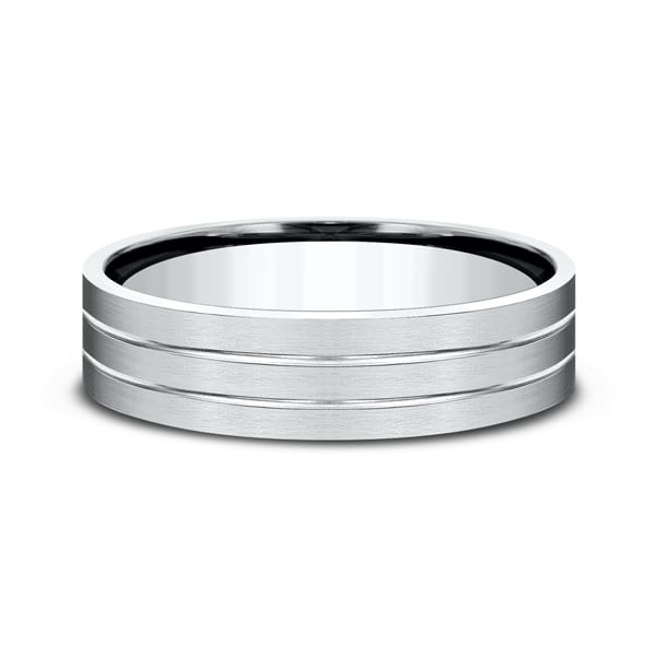Comfort-Fit Design Wedding Ring