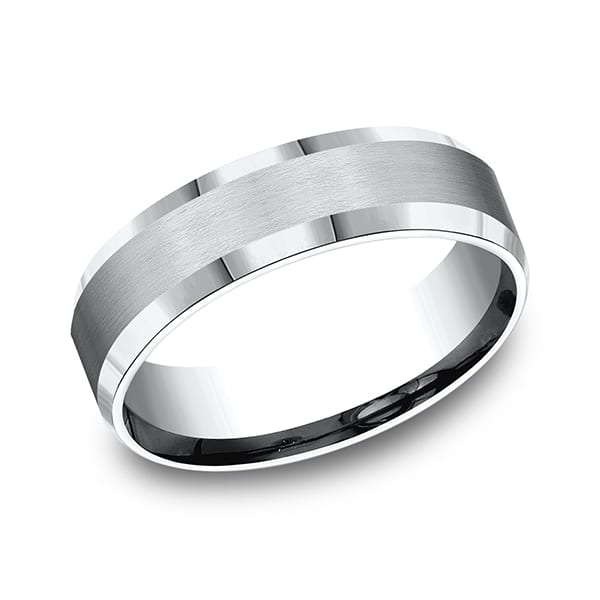 Cobalt Comfort-Fit Design Wedding Band