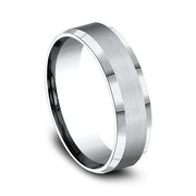 Cobalt Comfort-Fit Design Wedding Band