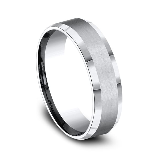 Cobalt Comfort-Fit Design Wedding Band