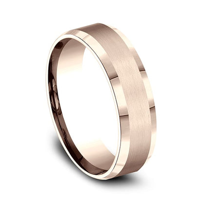 Comfort-Fit Design Wedding Band