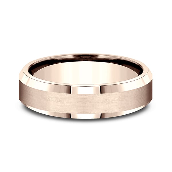 Comfort-Fit Design Wedding Band