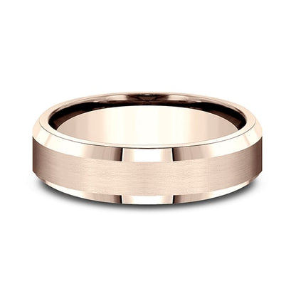 Comfort-Fit Design Wedding Band