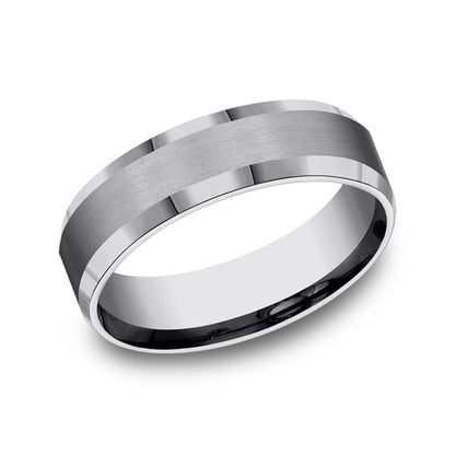 Cobalt Comfort-Fit Design Wedding Band