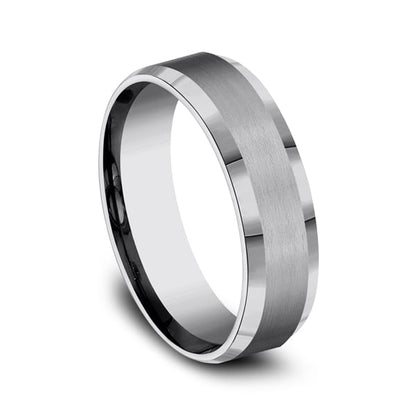 Cobalt Comfort-Fit Design Wedding Band