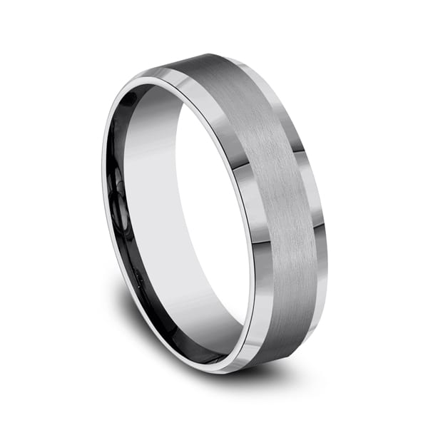 Cobalt Comfort-Fit Design Wedding Band