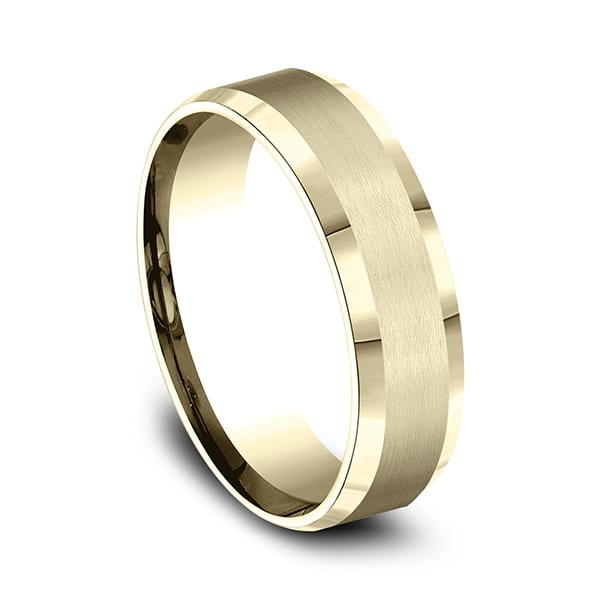 Comfort-Fit Design Wedding Band