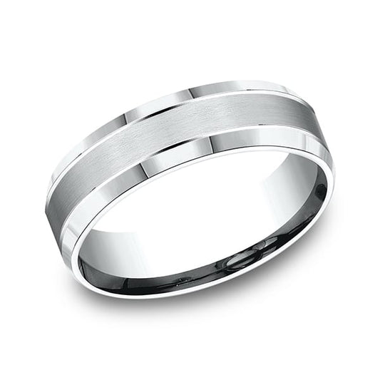 Comfort-Fit Design Wedding Band