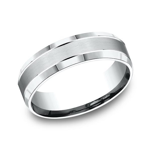 Comfort-Fit Design Wedding Band