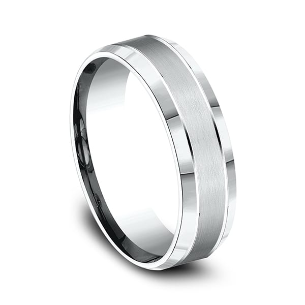Comfort-Fit Design Wedding Band