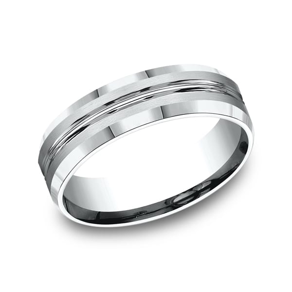 Comfort-Fit Design Wedding Ring