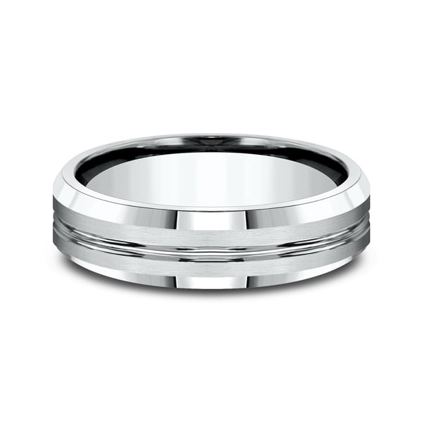 Comfort-Fit Design Wedding Ring