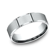 Comfort-Fit Design Wedding Ring