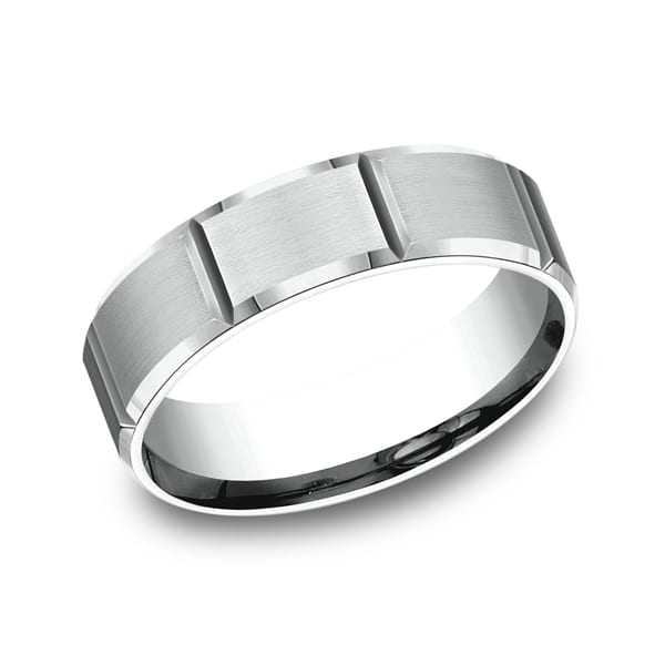 Comfort-Fit Design Wedding Ring