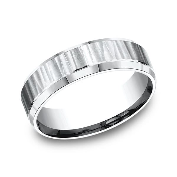 Comfort-Fit Design Wedding Band