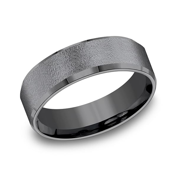 Tantalum Comfort-fit wedding band