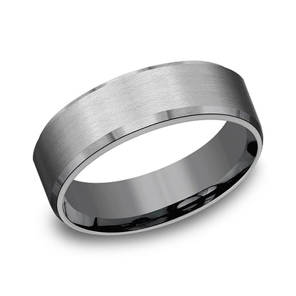 Tantalum Comfort-fit wedding band