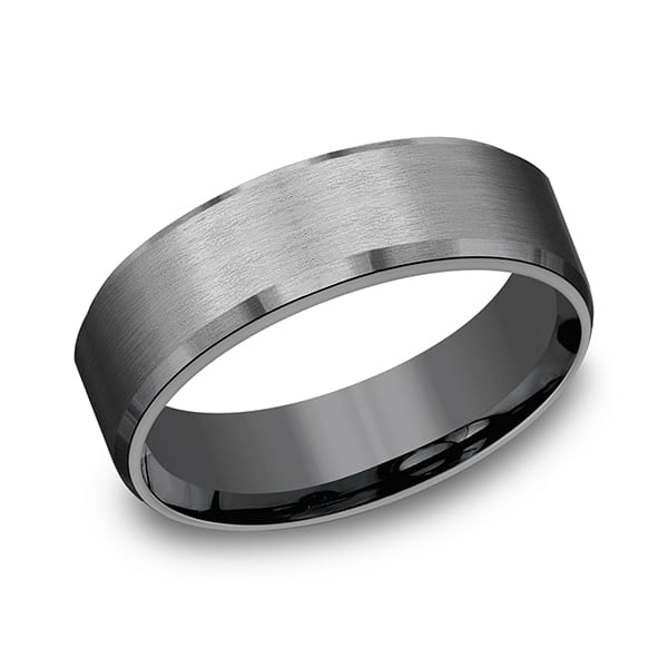Tantalum Comfort-fit wedding band