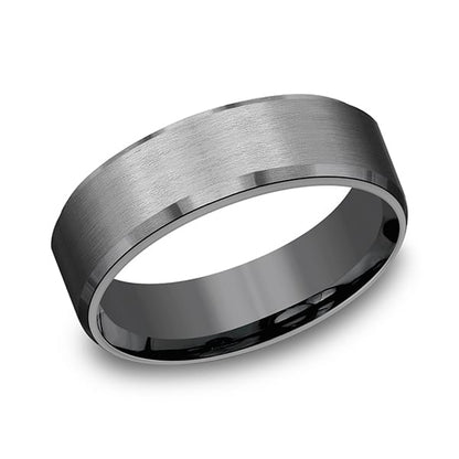 Tantalum Comfort-fit wedding band