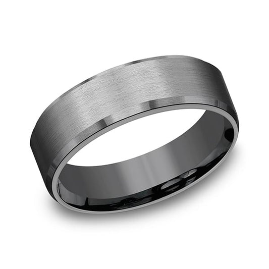 Tantalum Comfort-fit wedding band