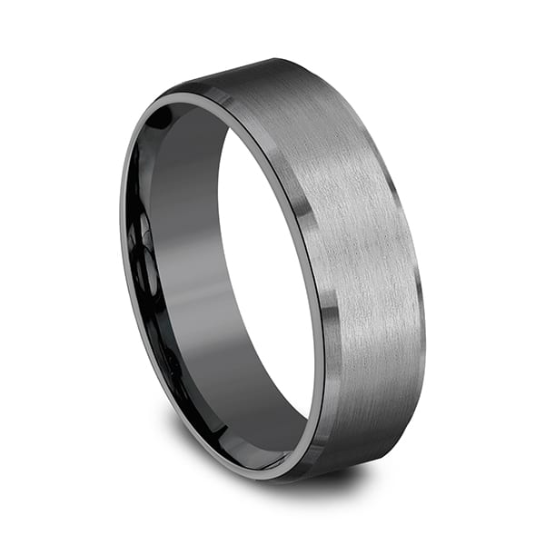 Tantalum Comfort-fit wedding band