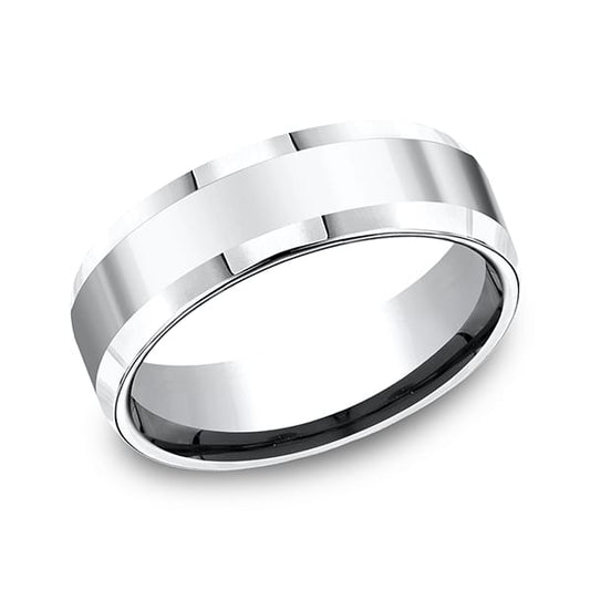 Cobalt Comfort-Fit Design Wedding Band