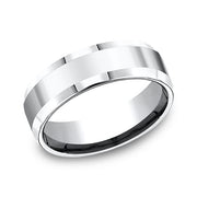 Cobalt Comfort-Fit Design Wedding Band