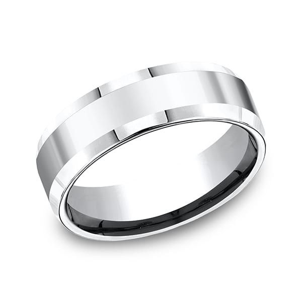 Cobalt Comfort-Fit Design Wedding Band