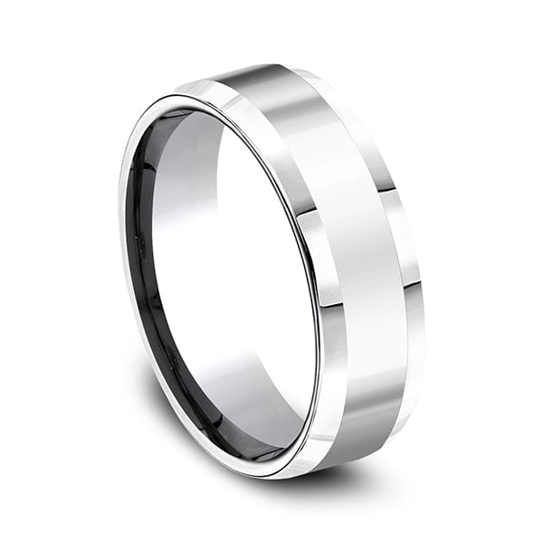 Cobalt Comfort-Fit Design Wedding Band