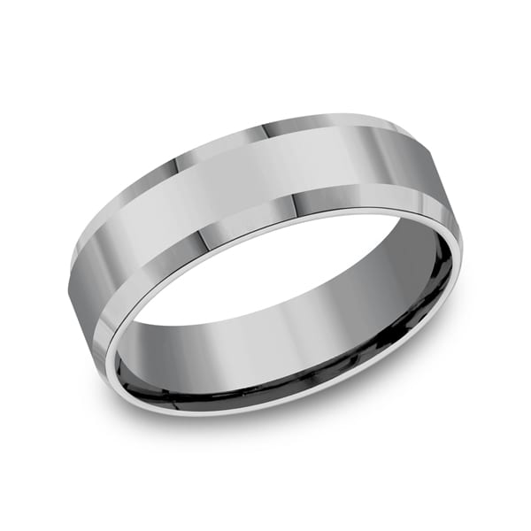 Cobalt Comfort-Fit Design Wedding Band