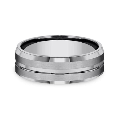 Tungsten Comfort-Fit Design Wedding Band