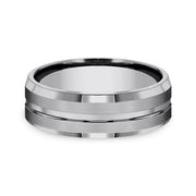 Tungsten Comfort-Fit Design Wedding Band