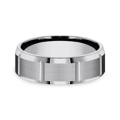 Tungsten Comfort-Fit Design Wedding Band