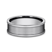 Tungsten Comfort-Fit Design Wedding Band