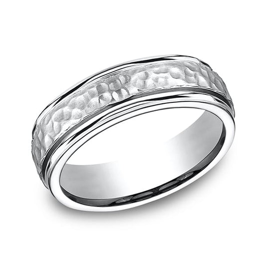 Cobalt Comfort-Fit Design Wedding Band
