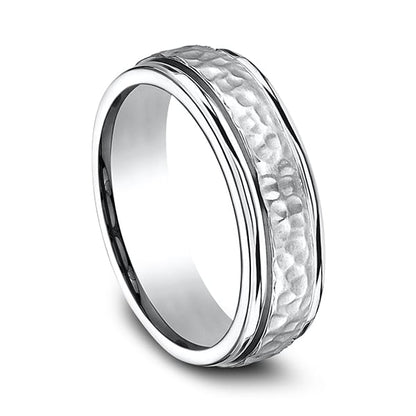 Cobalt Comfort-Fit Design Wedding Band