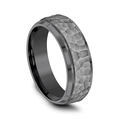 Tantalum Comfort-fit Design Wedding Band